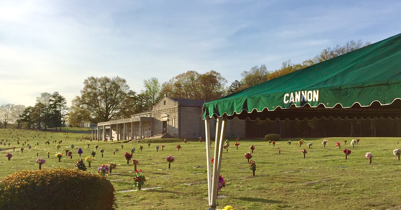 Cannon-Byrd Memorial Park grounds in Fountain Inn, SC