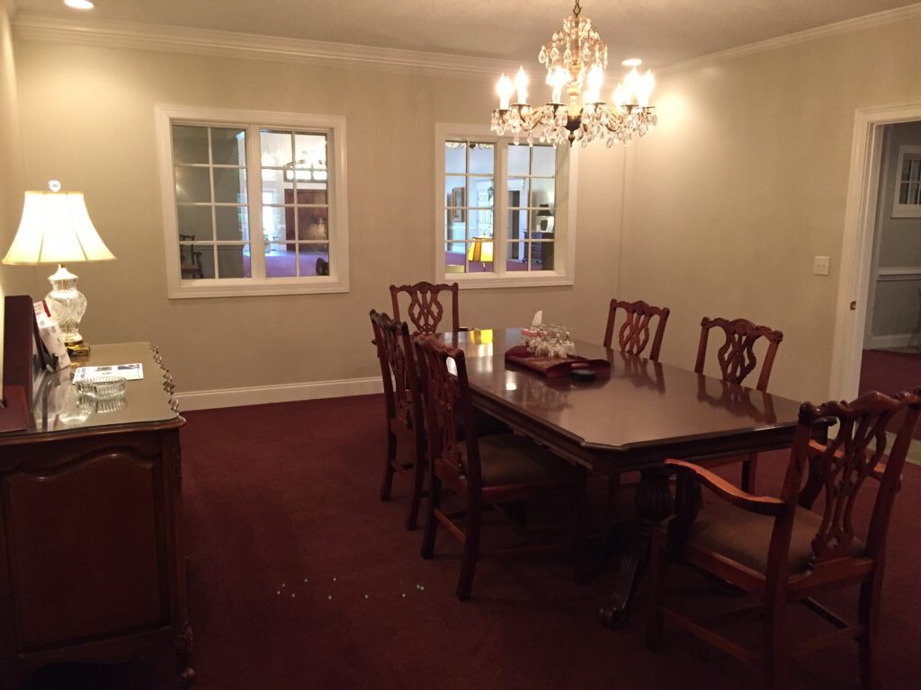 Family lounge at Cannon-Byrd Funeral Home, Simpsonville, SC